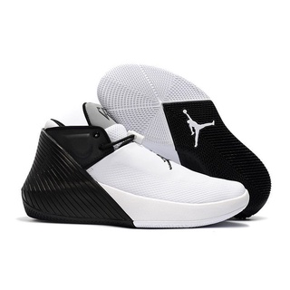 Original Nike Air Jordan Why Not Zer0.1 1 Generación Zapatos De Baloncesto Blanco Y Negro