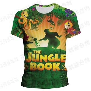 The Jungle Book Kids T-shirt 3d Print TShirt O-Neck Short Sleeve Casual boy girl Tee Tops