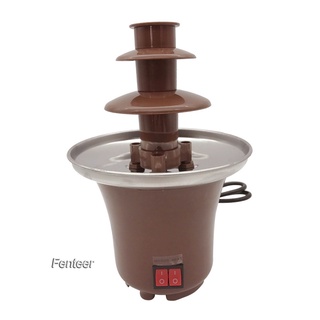 [FENTEER] Chocolate Fondue fuente máquina 3 niveles para queso Nacho barbacoa salsa US Plug