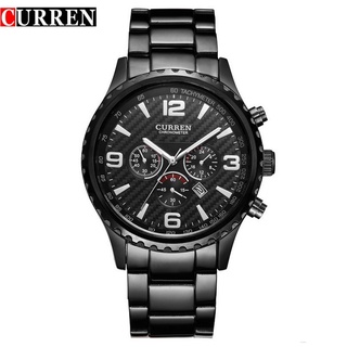 curren top marca de lujo relogio masculino casual analógico pantalla de fecha hombres deporte militar reloj de cuarzo 8056 curren.mx