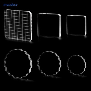Mon Diy sello Transparente De sello Acrílico con diseño De bloques Para Álbum De recortes Diy Transparente Álbum De Fotos manualidades