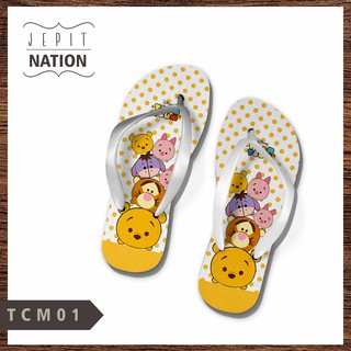 (Niños) Tsum Tsum Sendal chanclas niña sandalias flip flop