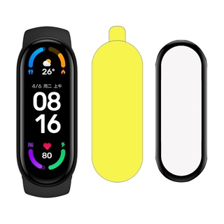 Suitable for Mi Band 6 protective film TPU soft film composite screen printing hot bending film LAS (1)