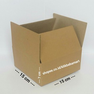 (10 piezas) nueva caja de embalaje lisa 15x15x7cm contenido 10 piezas