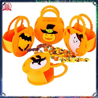 Halloween no tejido bolsa fantasma Festival niño regalo bolsa de caramelos de Halloween accesorios suministros