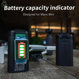 Compatible con DJI Mavic Mini Drone capacidad de batería indicador de nivel de batería pantalla de batería de 4 niveles Led pantalla de alimentación