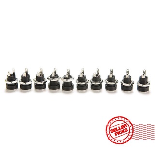 X 5.5 10pcs 2.1mm Power Dc Jack Supply Female Socket Panel Y9B7