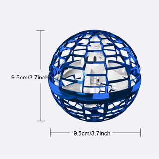 mini pelota voladora juguete con luz rgb incorporada diseño controlado a mano fácil operación potrtable durable para adultos niños (9)