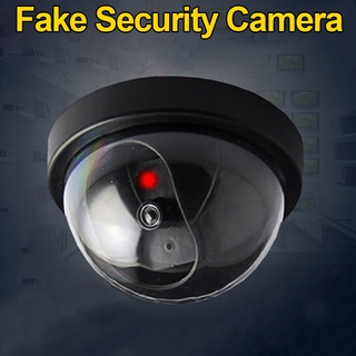 Simulated Security Camera Fake Dome Dummy Camera with Flash LED Light