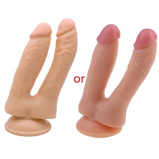 gran silicona doble penetración consolador realista anal consolador adulto juguetes para parejas juguetes sexuales para su squirting consolador ventosa