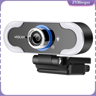 1080p full hd cámara de streaming de webcam, videollamadas de pantalla ancha y grabación con micrófono