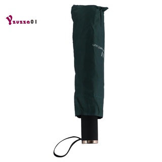 Paraguas transparente uv tres pliegues engrosado pegamento negro protector solar paraguas nueve contrachapado sombrilla verde