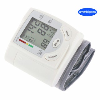Reloj De pulsera Digital Automático Monitor De presión Arterial Medidor De frecuencia cardiaca (5)