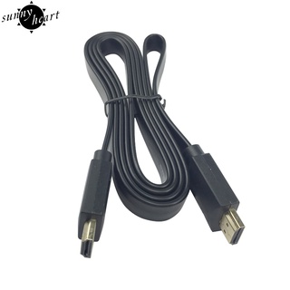 sunnyheart - cable compatible con hdmi (1,5 m, alta velocidad, macho a macho, compatible con hdmi, para raspberry pi/naranja pi)