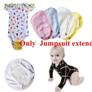 wendygirl 4 colores durable pañal alargado suave mono extender mono almohadillas bebés nuevo mono extender algodón cambiador cubre/multicolor