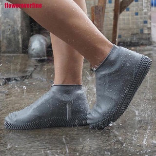 [flfineMX] funda de silicona para zapatos de látex, botas de lluvia, reutilizable, antideslizante (1)