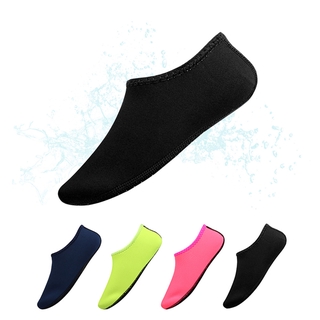 [listo para STOCK] Unisex zapatos de playa de Color sólido calcetín de playa sandalias antideslizantes de secado rápido calzado zapatillas Aqua zapatos transpirable zapatos de natación/Multicolor (4)
