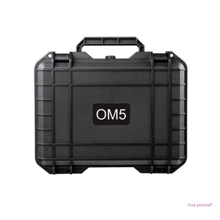 [Fresh] Handheld Gimbal Storage Box Bag Waterproof Suitcase Explosion-proof Travel Carrying Case Pouch Organizer Compatible with OM5 PTZ