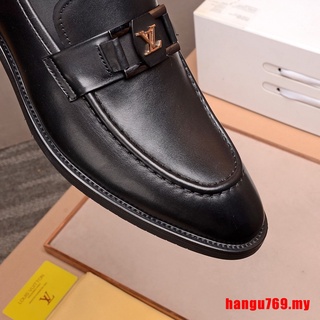 ✨ High quality ✨xianwanli.my Original Fashion LV Louis Vuitton Formal business shoes Men casual Leather shoes