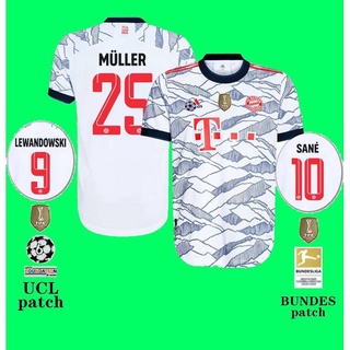 2021-22 【Versión de jugador】 Camiseta de fútbol Bayern Munich Tercera camiseta de fútbol 2021/22 (1)