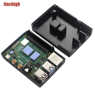 [Tinchigh] Para Geeekpi Raspberry Pi 4 Cnc Caja De Aluminio Con Ventilador Disipadores De Calor Para 4B [Tiin]
