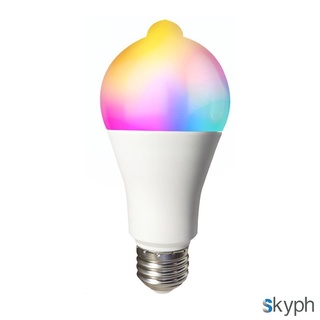 Tuya Wifi Smart Bulb E27 PIR Motion Sensor LED Night Light Works With Amazon Alexa Google Home +▽=