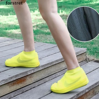 【ret】 Silicone Waterproof Shoe Cover Reusable Non-slip Rain Boot Shoes Protectors .