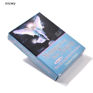 nicwy mensajes de sus ángeles oracle cards deck misterioso tarot juego de mesa mx