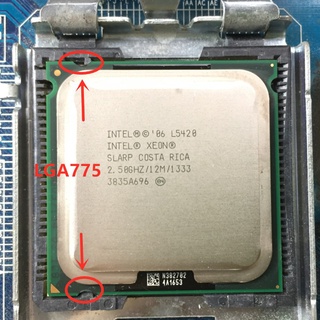 Intel Xeon L5420 CPU 2.5GHz 12M 1333Mhz CPU Processor Works on LGA775 motherboard