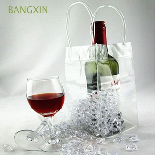 BANGXIN cubos de hielo caliente plegable bolsa de hielo enfriadores de vino enfriador de vino de navidad enfriador de botella portador Champagne vino accesorios/Multicolor (1)