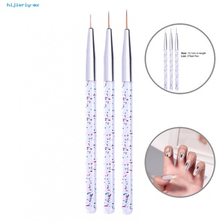hijieriy Convenient Nail Liner Pen Professional Liner Painting Pen Nail Art Brush Multifunction for Manicure