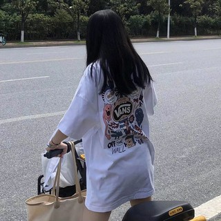 Puro Camiseta de algodón de manga corta mujer 2021 verano nuevo estudiante coreano ropa suelta blusa de viento BF de media manga blanca en marea [enviada dentro de 5 días] (7)