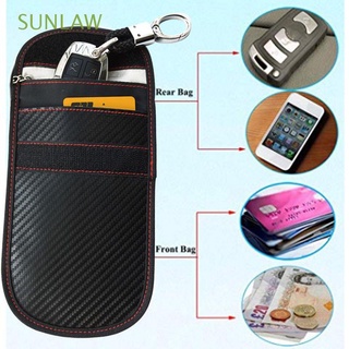 sunlaw faraday - bolsa de bloqueo de señal, bolsa de protección segura, bolsa de llave de coche, para protección de privacidad, antirrobo, rfid, bloqueador de señal, funda para cartera