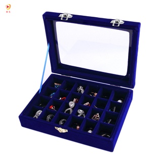 caja de terciopelo anillos pendientes collares titular organizador pulsera joyería caja de almacenamiento