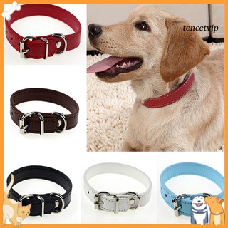 Cinturón De Seguridad Ajustable De Piel Sintética Para Mascotas , Perro , Gato , Cachorro , Collar Con Hebilla Para El Cuello