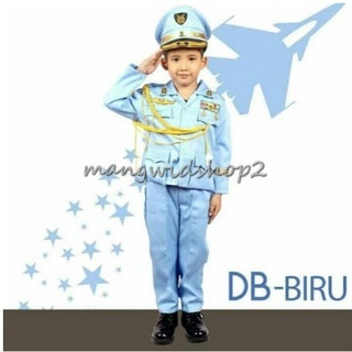 Ropa/estelar/disfraces/disfraces/ uniformes profesionales para niños fuerza aérea - talla 6