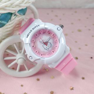 Hello Kitty niños reloj de silicona para niños reloj de dibujos animados chica lindo reloj de plástico (5)