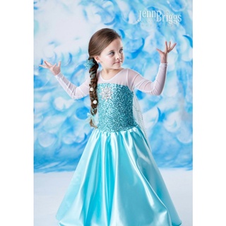 Frozen Elsa disfraz/congelado Elsa vestido - Sz 120