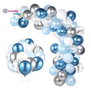 104pc azul globo arco guirnalda kit sier globos metálicos para baby shower cumpleaños boda fiesta decoraciones suministros (1)