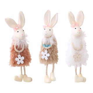 HGO Lindo Conejo De Alpaca Conejito Colgante Adorno Para Decoración De Pascua Feliz Fiesta (1)