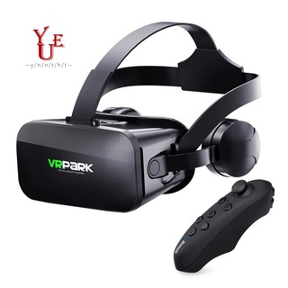 VRPARK J20 3D VR gafas de realidad Virtual gafas para 4.7- 6.7 teléfono inteligente iPhone Android juegos estéreo con auriculares controladores
