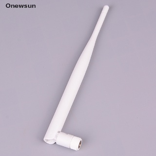 [Onewsun] Antena WiFi blanca 1 pza GHz 5dBi antena RP SMA macho conector g antena