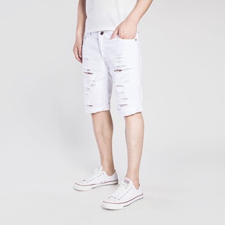 {Fa} pantalones cortos de verano para hombre/pantalones cortos casuales con cremallera/pantalones cortos de Jean sólidos para hombre