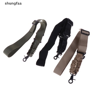 shungfaa tactical sling ajustable 1 punto bungee quick release rifle strap system mx