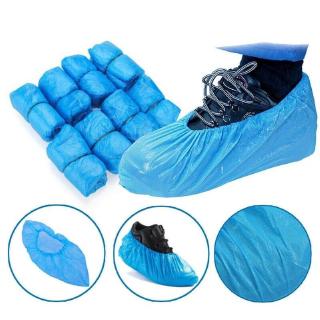 100 fundas de plástico desechables para zapatos de limpieza, Overshoes, protectoras