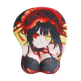 YY Creative Cartoon Anime 3D Sexy Chest Silicone Mouse Pad Wrist Rest Support