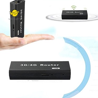 [listo Stock] Mini portátil 3G/4G WiFi Wlan Hotspot AP Client 150Mbps RJ45 USB Router inalámbrico (1)