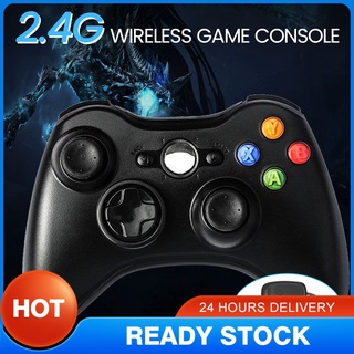 Para Xbox 360 Gamepad 2.4G Controlador Inalámbrico Con Receptor De PC Para Windows 7 8 10 Dual-vibration Joystick Hogar