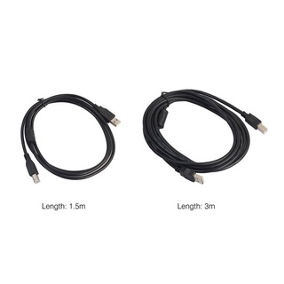 USB 2.0 AM-A-BM Cable de alta velocidad plomo A A B para escáneres de impresora disco duro (8)