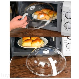 TM-Food Splatter Cubierta Horno Microondas Antisalpicaduras Tapa Con Ventilación De Vapor Cocina Alimentos Salpicaduras Guardia (4)